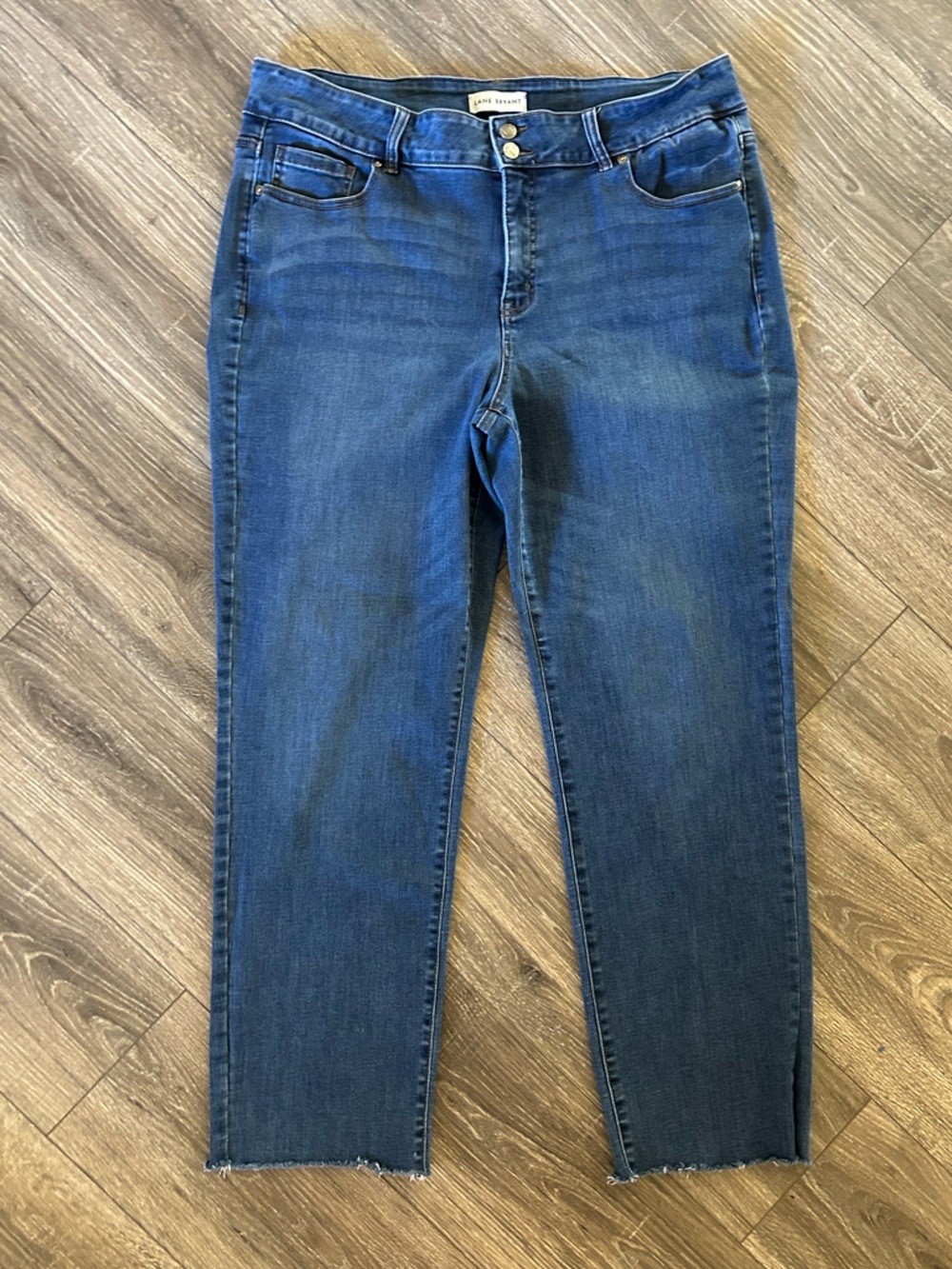 Lane Bryant Tighter Tummy High Rise Straight Leg Jeans Size 20 Long Tall